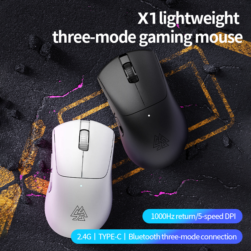 SOREX X1 RGB Light Advanced PC Tri-Mode Wireless Optical Gaming Mouse