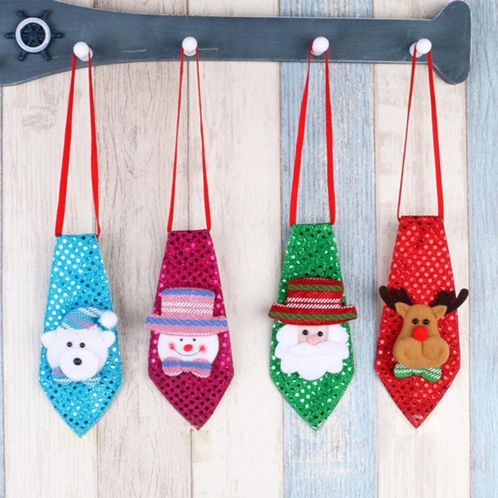Kerst stropdas kerstman bruiloft feest verstelbare kinder stropdas stropdas kleding