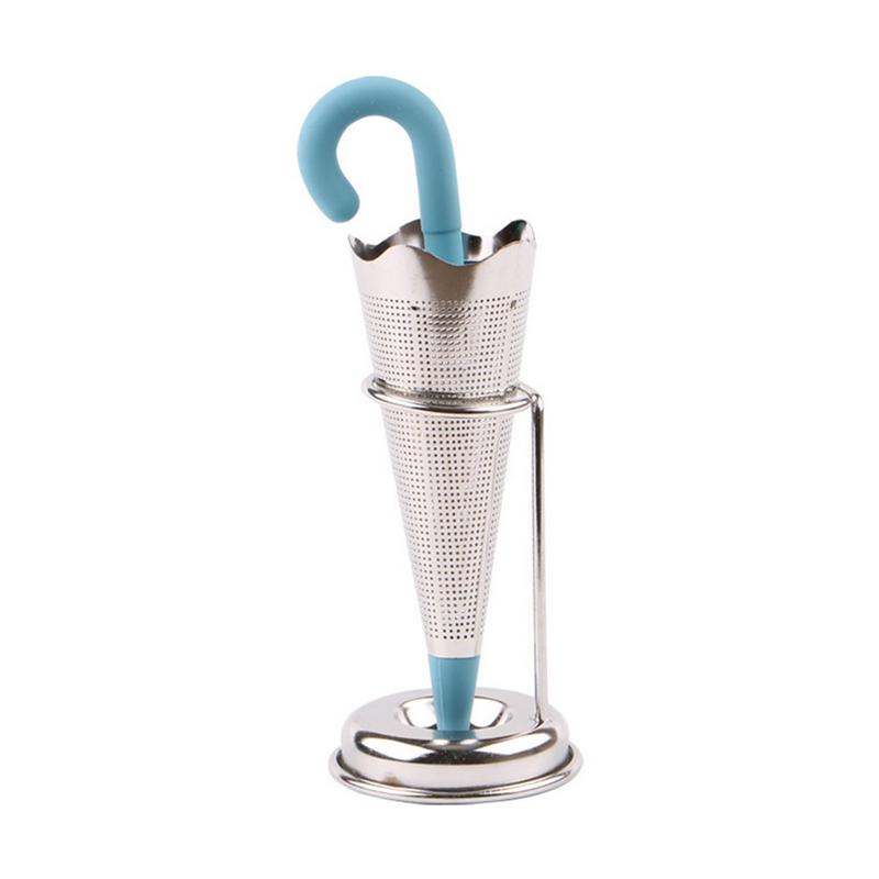 Silikone te infuser genanvendelig te si sød blad med bakke nyhed te kugle urte krydderi filter te værktøj: E