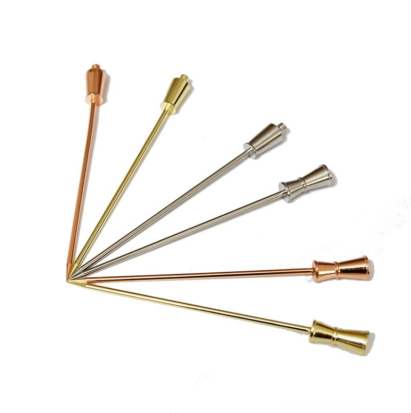 Stainless Steel Cocktail and Martini Picks - For Perfect Drink Presentation, Reusable Set of 6