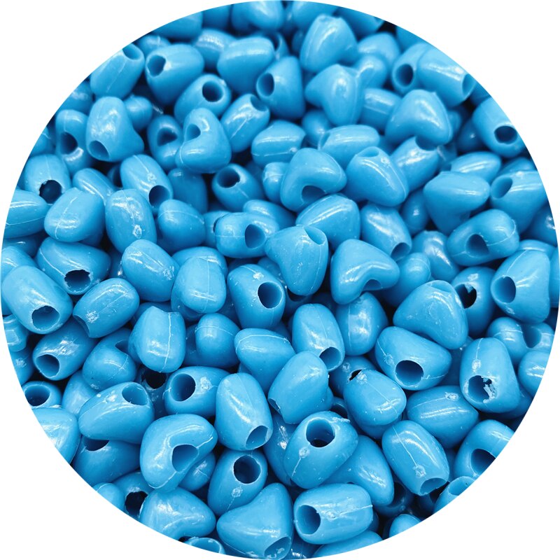 50 stk 10mm store hul akrylperler hjerteformede perler med mellemrum til smykkefremstilling gør-det-selv charms armbånd halskæde tilbehør: 08