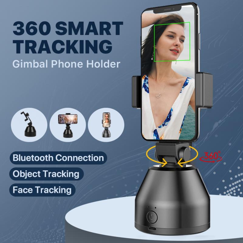 auto sporing smart skyting telefon holder auto ansikt sporing gjenstand sporer smart skyting gimbal pivo kamera 360 smartphone