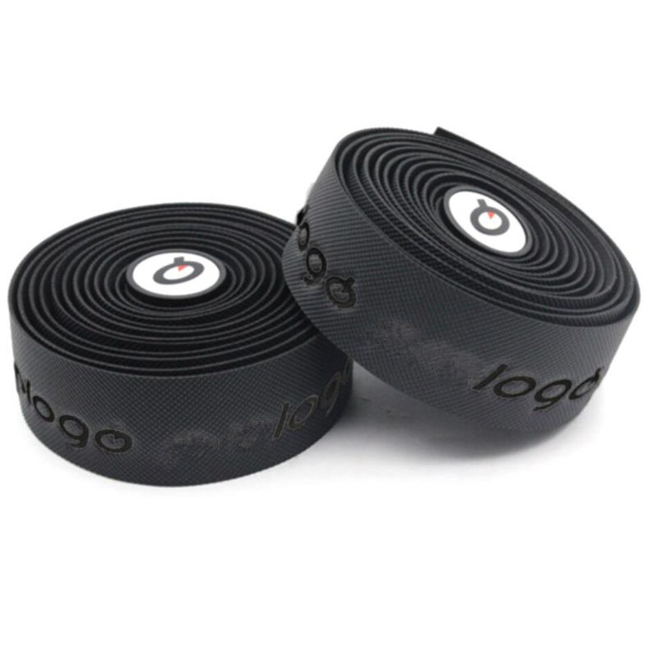 Proceler Fietsstuur Tape 3Mm Racefiets Fietsstuur Kurk Eva Pu Bar Tape Professionele Bike Stuurlint Wrap: Black