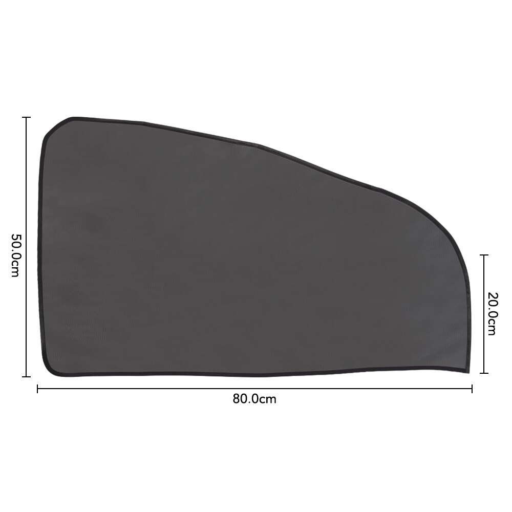 Magnetic Car Sun Shade UV Protection Car Curtain Car Window Sunshade for Fiat Punto Abarth 500 Stilo Ducato Palio Badge: front arc