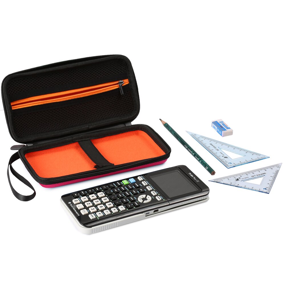 Hard EVA Carrying Case for Texas Instruments TI-84 / Plus TI-83 Plus CE Graphing Calculator More Space for Pen and Accessory