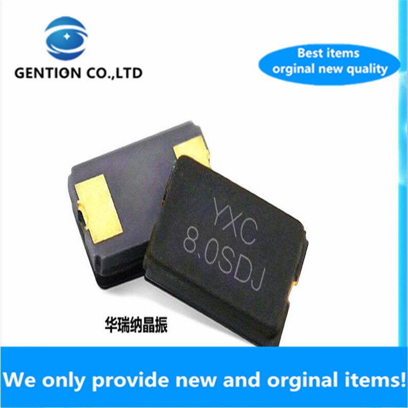 10pcs 100% and orginal X50328MSB2GI YXC YSX530GA 8M 8MHZIndustrial grade 5032 2PIN 20PF Crystal oscillator