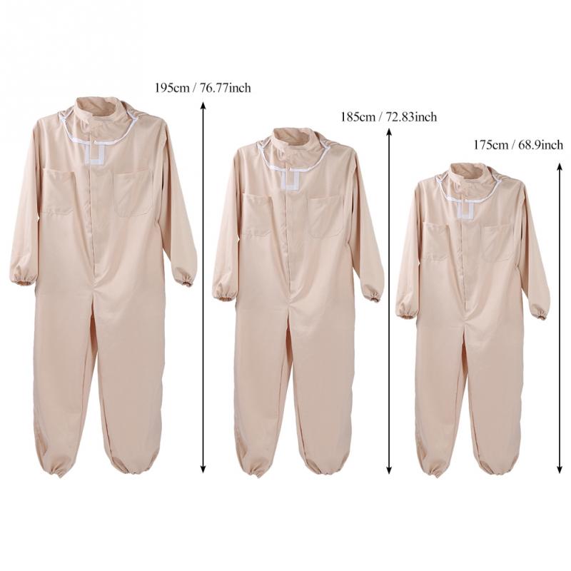 Beekeepers Full Body Beekeeping Clothing Bee Protection Beekeeping Suit Safety Veil Hat Dress