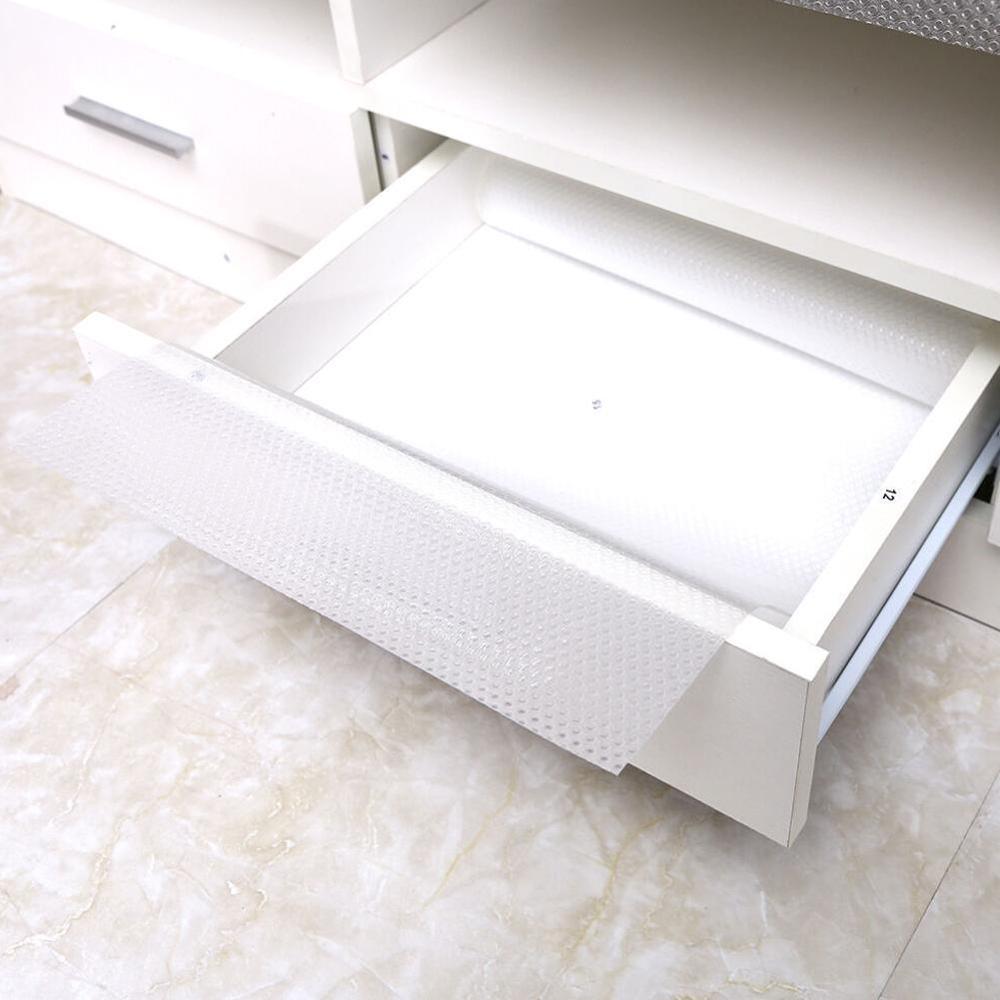 Herbruikbare transparante lademat kastmat waterdicht wasbaar vochtbestendig plank contactpapier stofdichte voering lade  i9 v 2