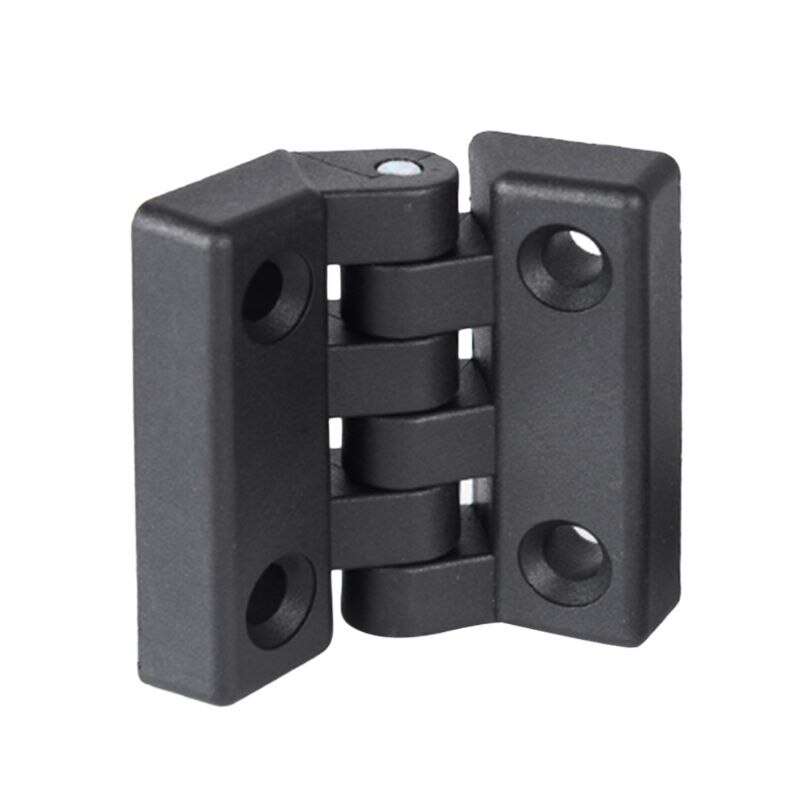 Strong Plastic Square Door Butt Nylon Hinge 40x40x8mm Robust Door Butt Hinge Hardware Tool for Wooden Box Cabinet Drawer