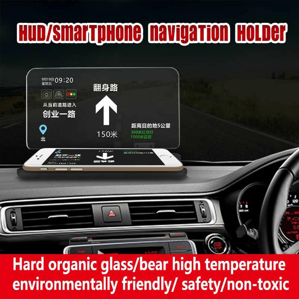 H6 6-Inch Scherm Auto Hud Head-Up Display Projector Universele Telefoon Navigatie Gps Mount