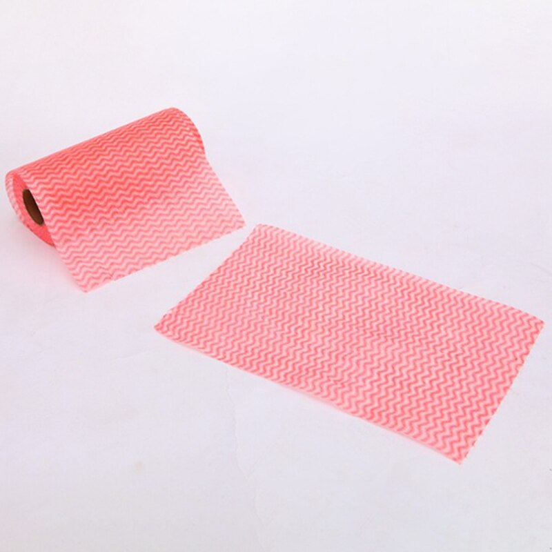 Lingettes jetables pour la vaisselle, serviettes de cuisine, nettoyantes, multifonctionnelles, pour l'entretien de la maison, pour laver à l'huile sèche ou humide, sans serviettes en papier (6 Ro)