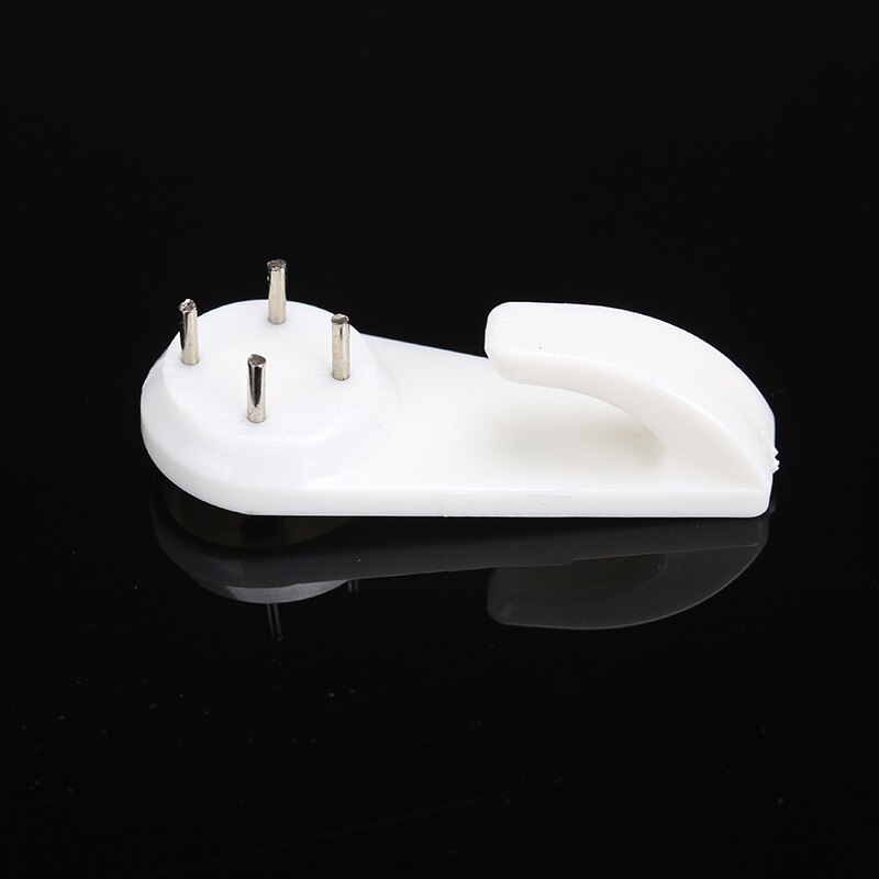 5 types White Plastic Invisible Wall Mount Photo Picture Frame Nail Hook Hanger Easy To Fix Without Trace: XL