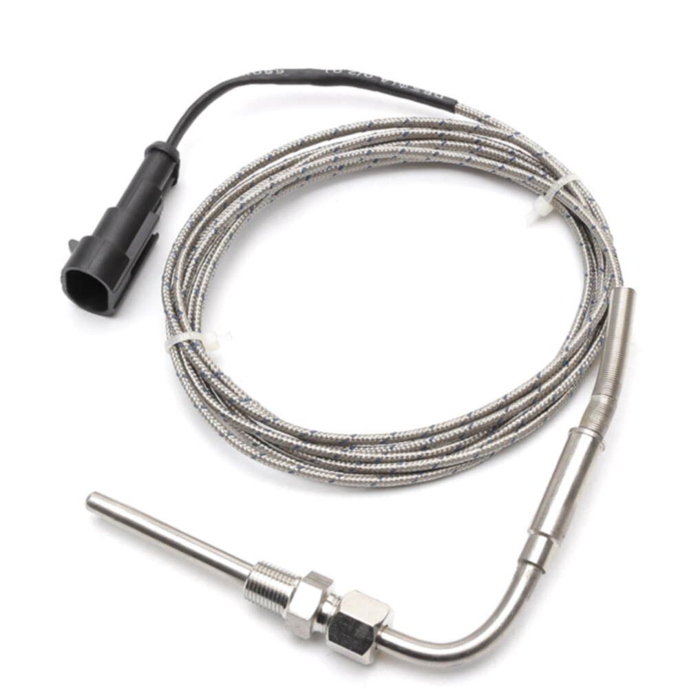 Pantalla Digital LED pirómetro medidor de temperatura de escape motocicletas coche modificado Indicador de Gas con Sensor de Metal accesorios coloridos