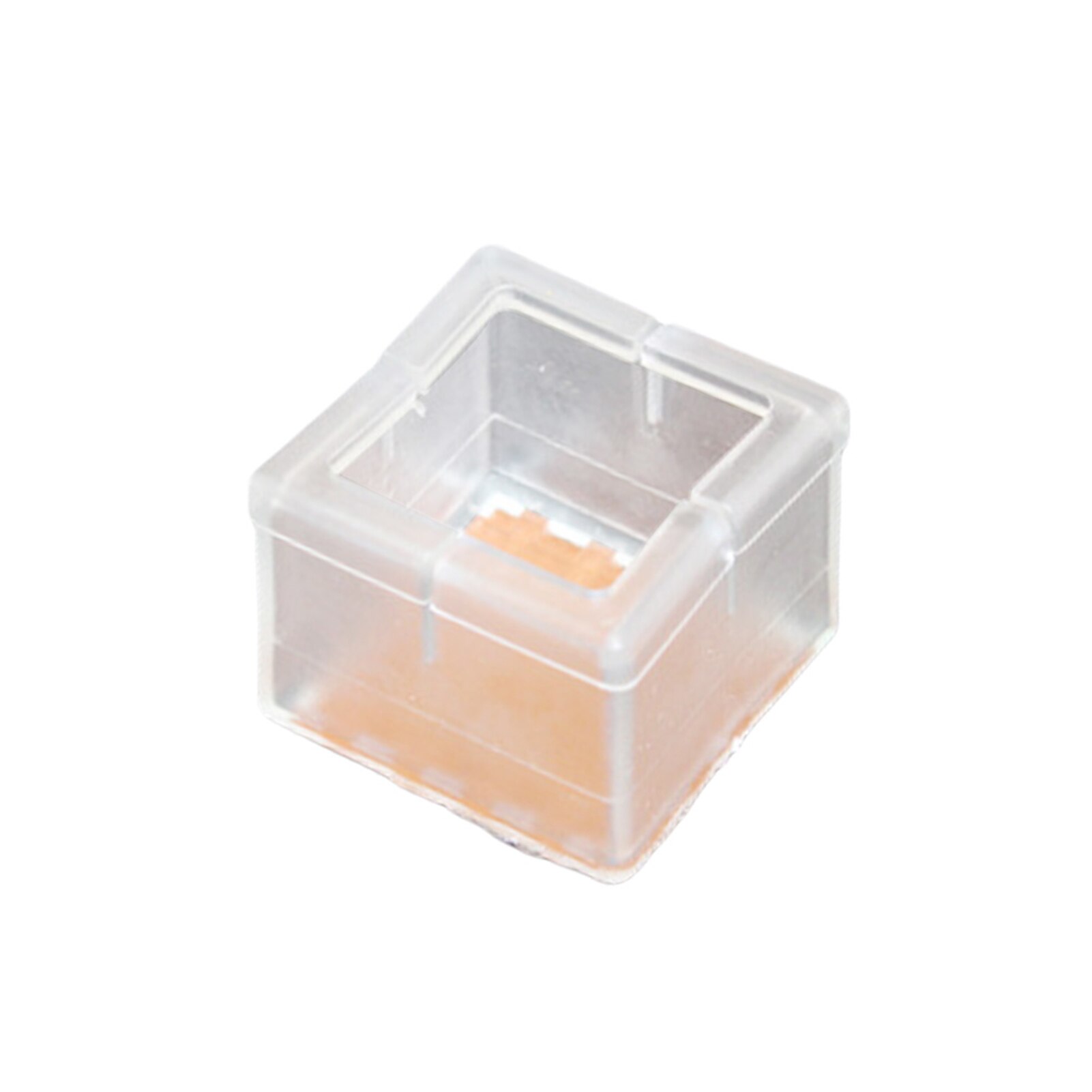 32pcs Soft Silicone Furniture Leg Cover Easy Install Transparent Chair Table Anti Slip Noise Reduction Floor Protectors Reusable: 8