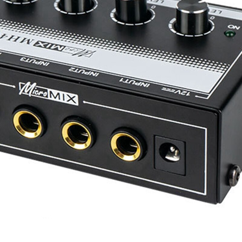 MH400 4 Aisle Mixer Ultra Low Noise Microphone Musical Instrument Audio Amplifier Hub Mixer Mixer