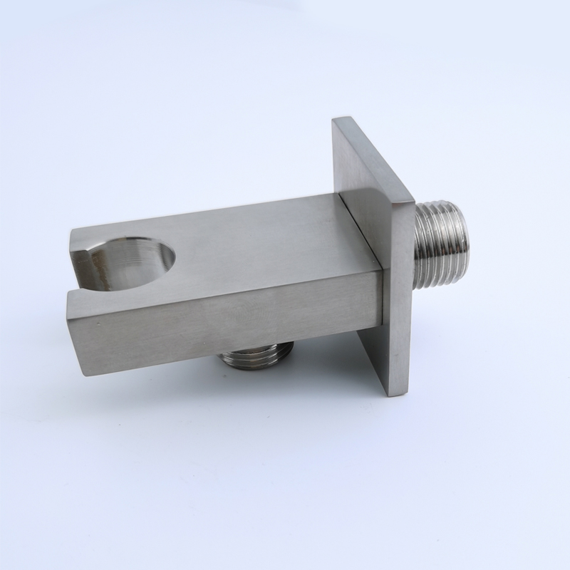 Bathroom Shower Set Brushed Nickel Stainless Steel Matt Silver Round Square Hand Shower High Pressure with Holder 1.5m Hose