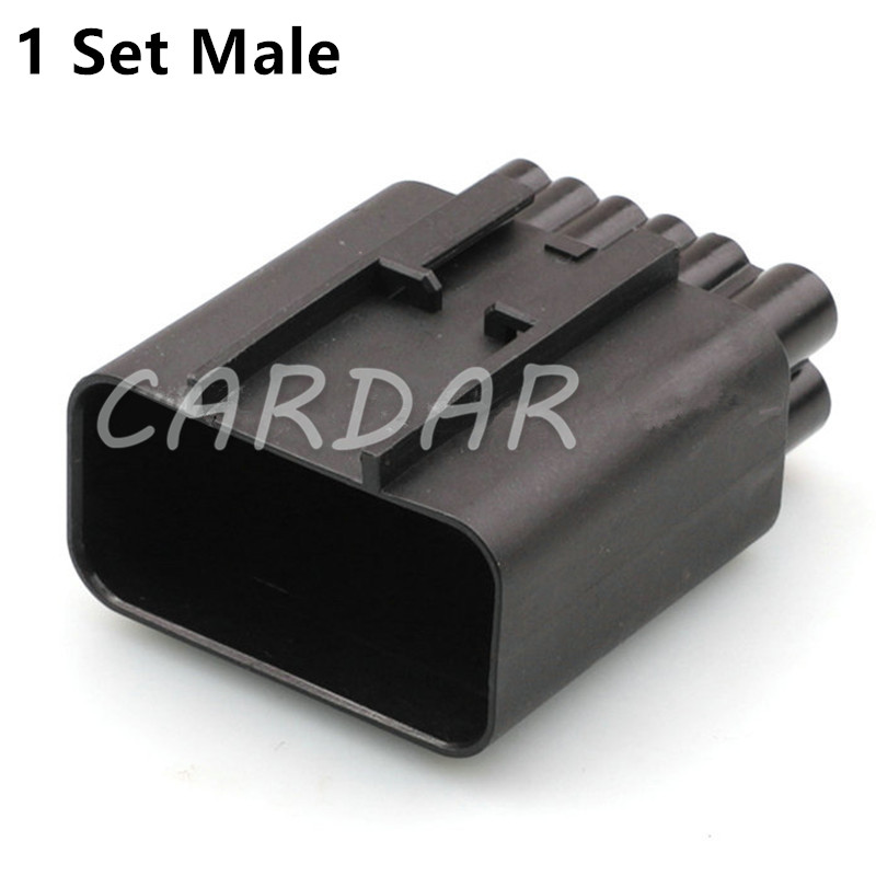 Prise étanche pour voiture, assemblage AC, connecteur électrique, prise automobile, 1 jeu, 16 broches, 2304884-1, 2304887-1: WHITE