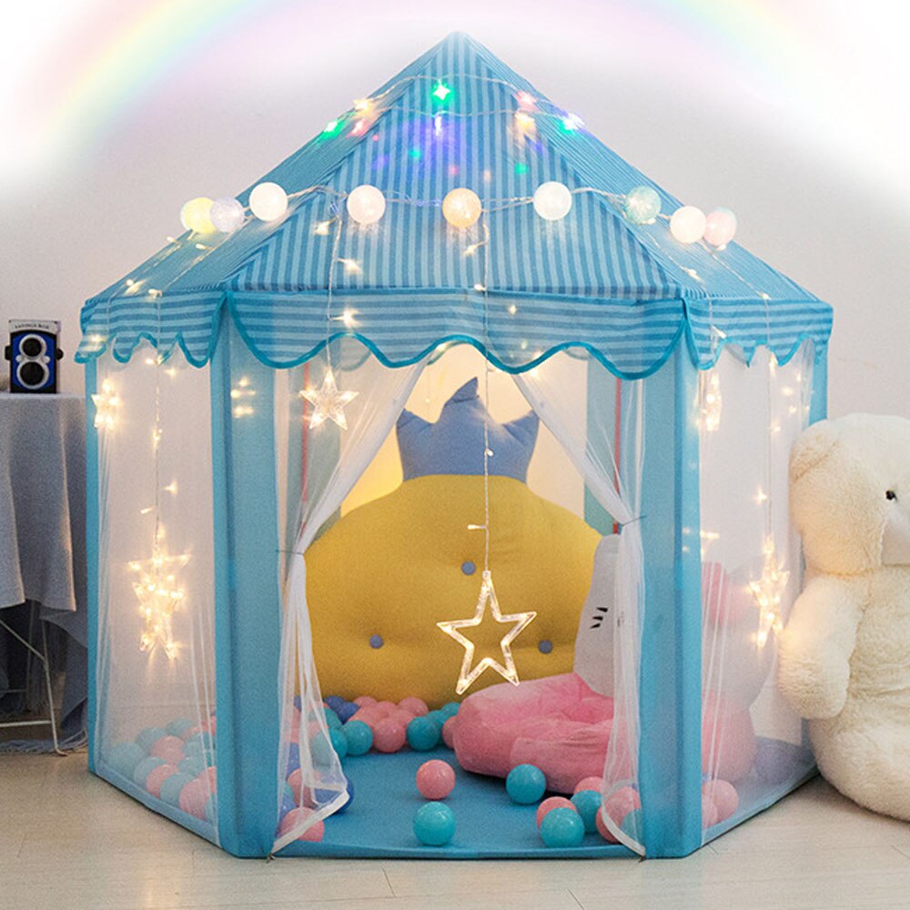 Portable Princess Castle Children Play Activity Tent Fairy House Fun Playhouse Beach Tent Boys Girls Baby Toys For Children