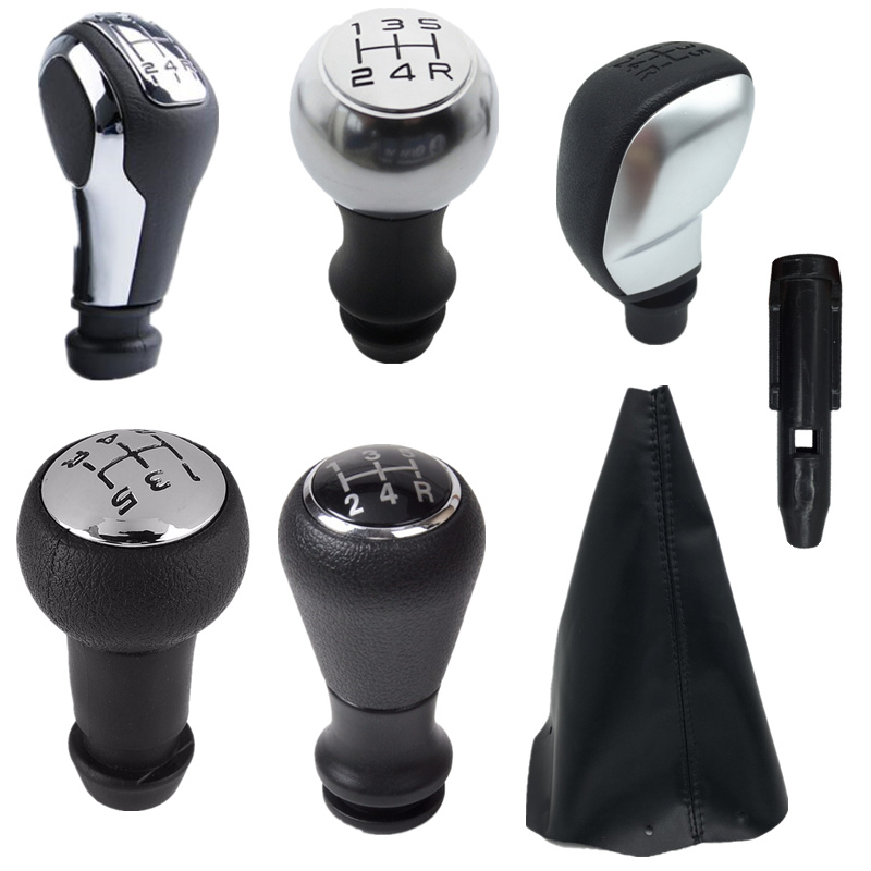 Leather Gear Shift Knob Gaiter Boot Cover Case for Peugeot 106 107 205 206 306 406 307 308 Citroen Picasso C1 C2 C4 C5 Picasso