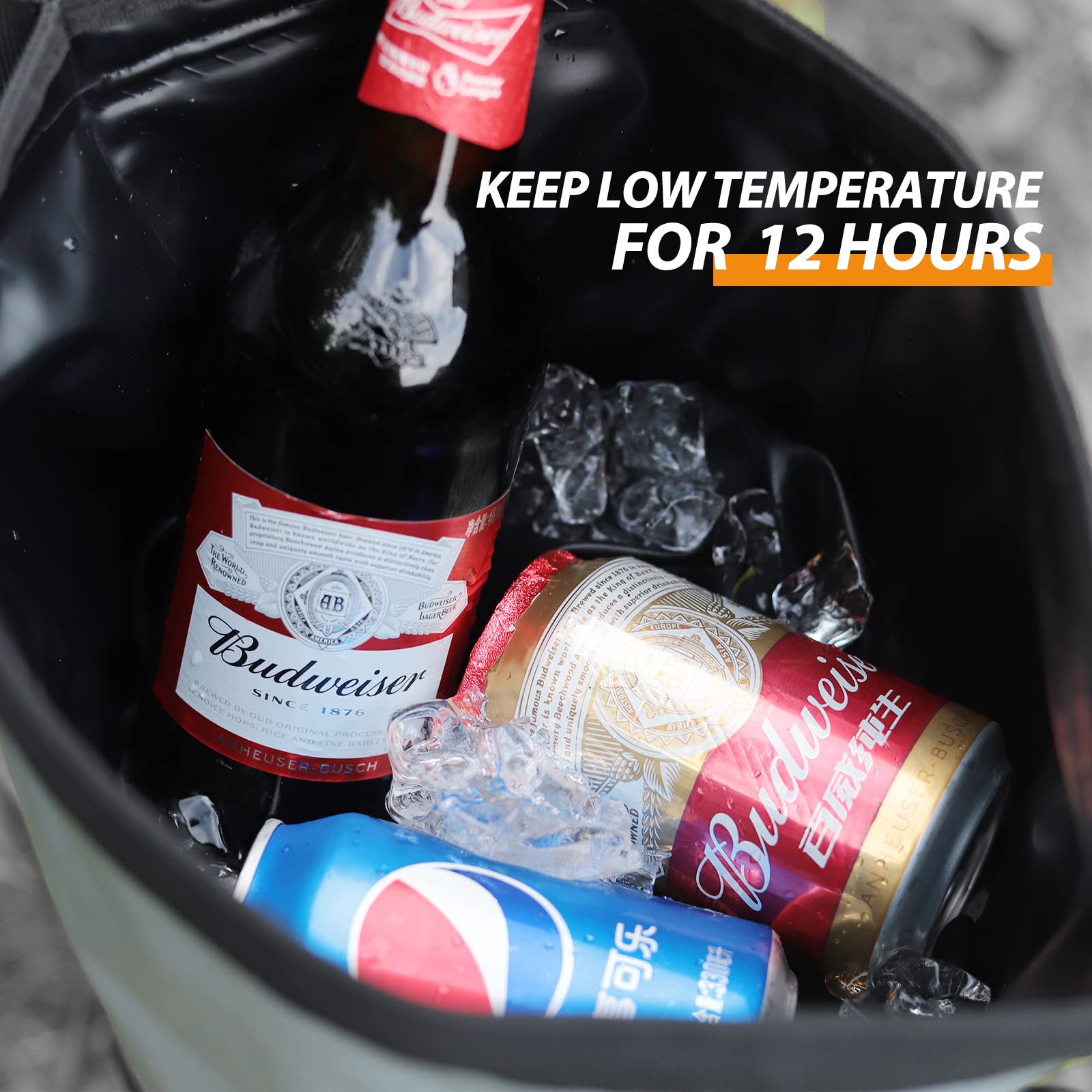 Mochila de 25 latas, bolsa de almuerzo más fresca para mujeres y hombres, mochila enfriadora impermeable con refrigeración de 12 horas para acampar, playa, bolsa enfriadora de viaje