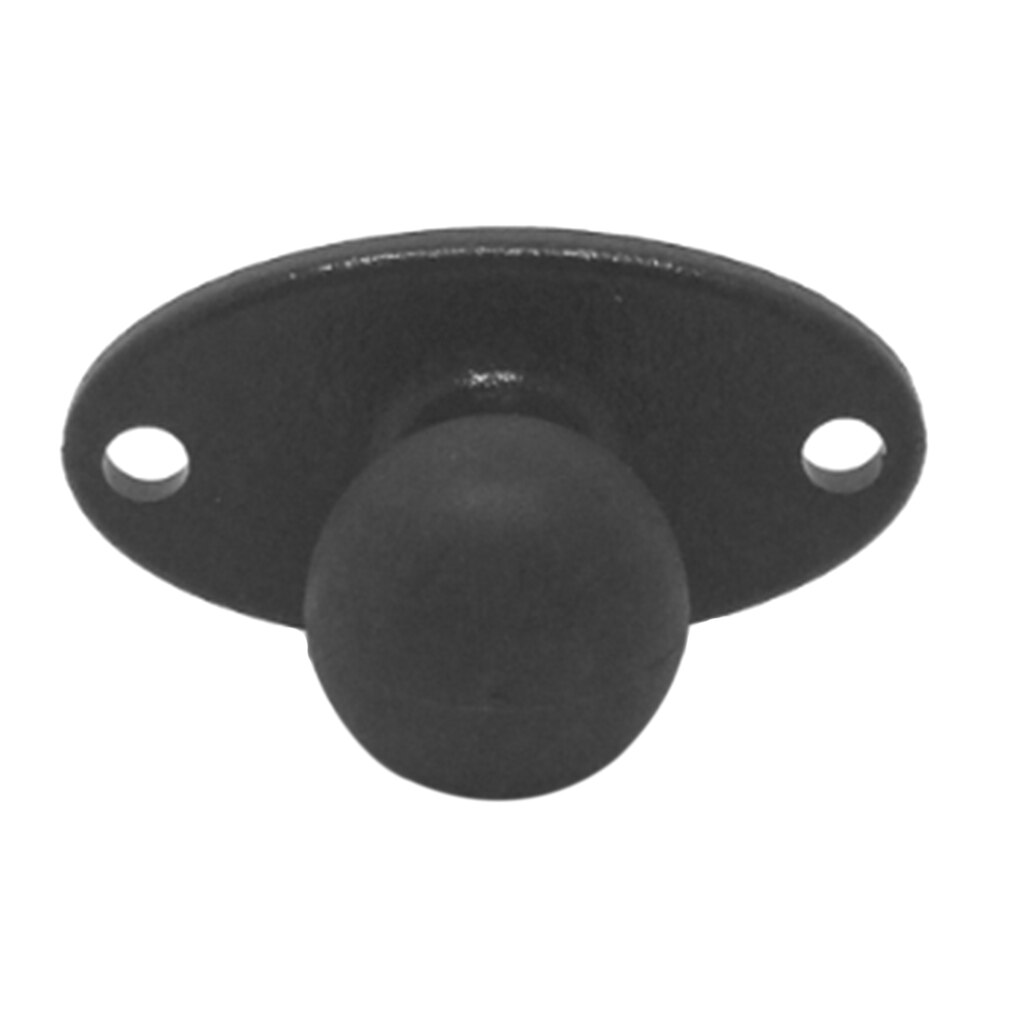 Marine Electronic 1-Inch Aluminum Ball Mount with Base, Black Finish