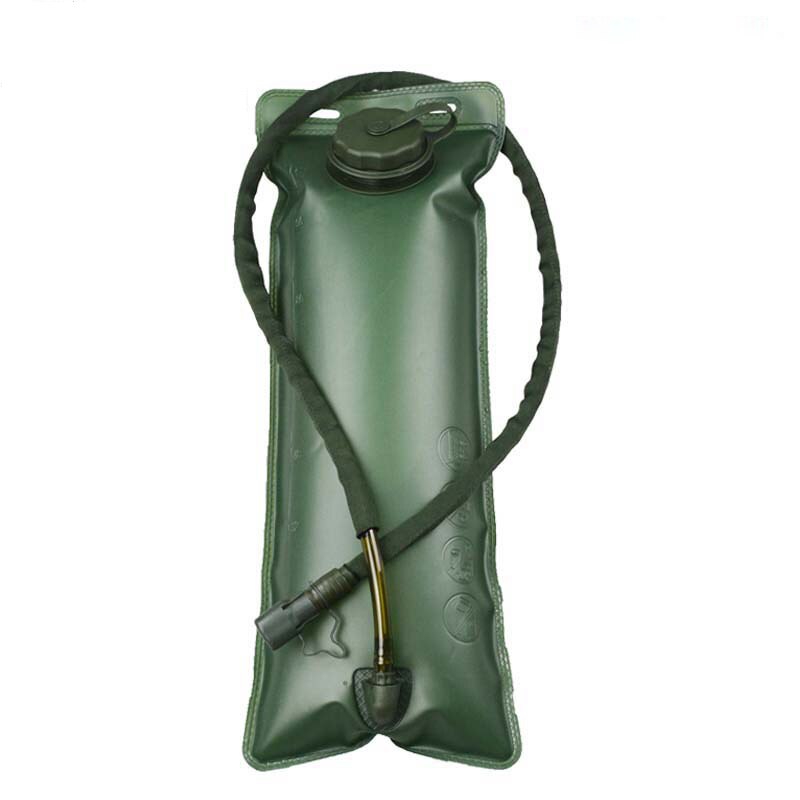 Draagbare 2.5L 3L Milieuvriendelijke PEVA Opvouwbare Waterzak Bag Drinksysteem voor Fietsen Camping Wandelen Drinkwater Zakken