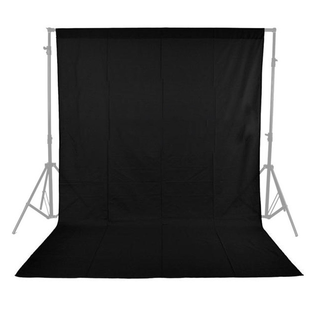 1.8*2.7m/5.9*8.8ft Green Screen Photo Background Photography Backdrops Nonwoven Black White Green for Studio Vedio Shooting: 1600x1000mm / Black