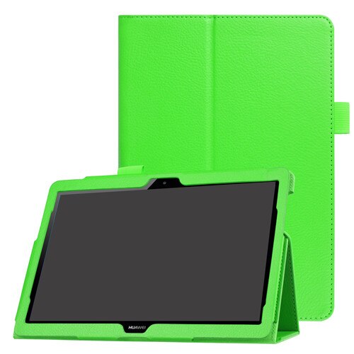 Ultra Slim Case for Huawei MediaPad T3 10 AGS-L09 AGS-L03 T3 9.6 inch Folding Stand Cover Case for Honor Play Pad 2 9.6": For T3 9.6 Green