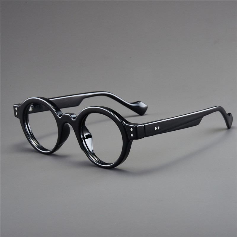Klassische Retro Runde Lesebrille Brillengestelle Damen Herren Trendige Modische Stilvolle Presbyopie Brillen Männlich 0 bis +4,0: WHITE / +350