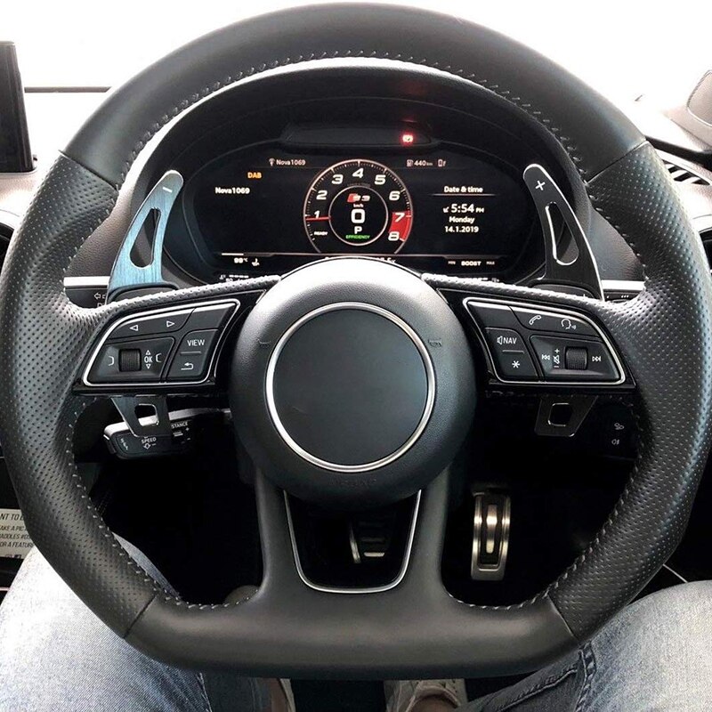 Paddle Shifter Extension , Aluminum Metal Steering Wheel Paddle Shifter Extensions for A4 A5 Q7 TT TTS: Default Title