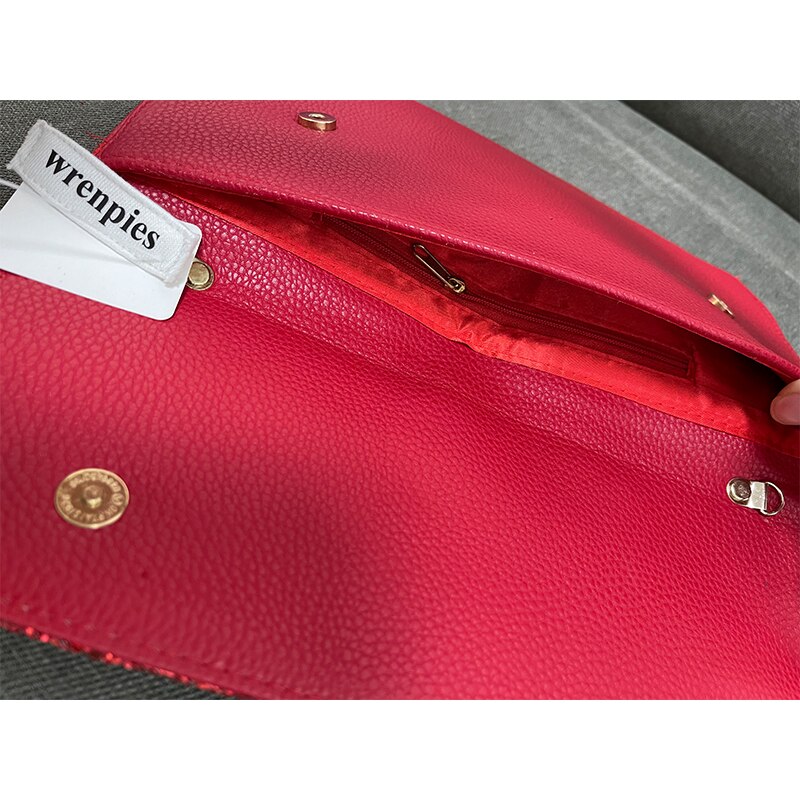 Wrenpies PU Leather Summer Women's Clutch Bags Chain