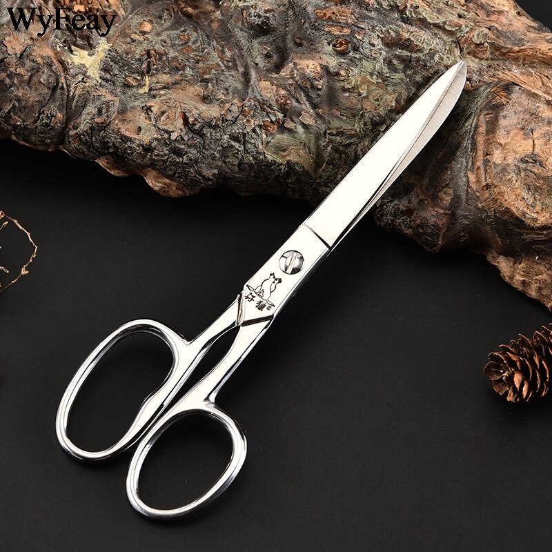 Senior Stainless Steel Tailor Scissors Leather Cutter Fabric Scissors Sewing Shears Fabric Cutter Embroidery Thread