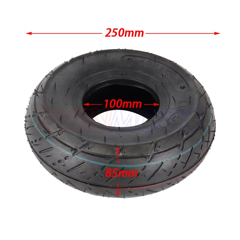 Neumático de 4 &quot;y 4 pulgadas para patinete eléctrico de gasolina, neumático para Mini Moto, tubo interno, 10x350-4