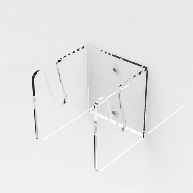 Clear Skateboard Wall Hanging Brackets Easy Installation Works Wall Hanger for Storing Your All Skateboards