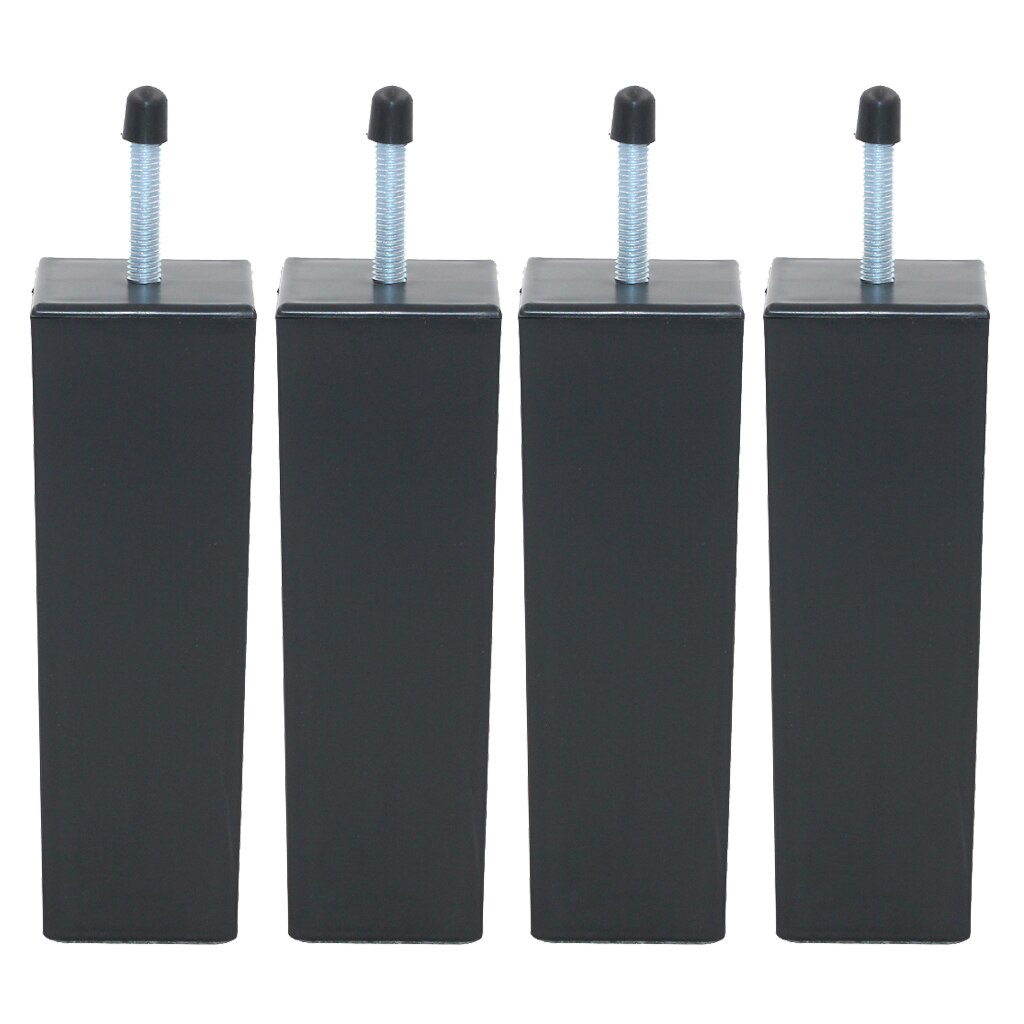 4 pièces lit Riser meubles jambes inachevé chignon pieds pour armoire canapé meuble TV causeuse commode 15cm