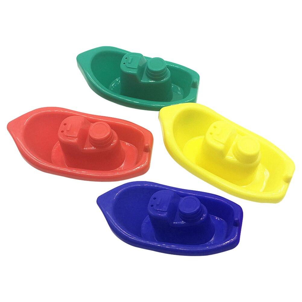 4 Stck freundlicher Spielen Schlecht Wasser Schwimm Schiff Boote Spielzeug freundlicher Badewanne Hause Spaß Baby Pädagogisches einfallsreich