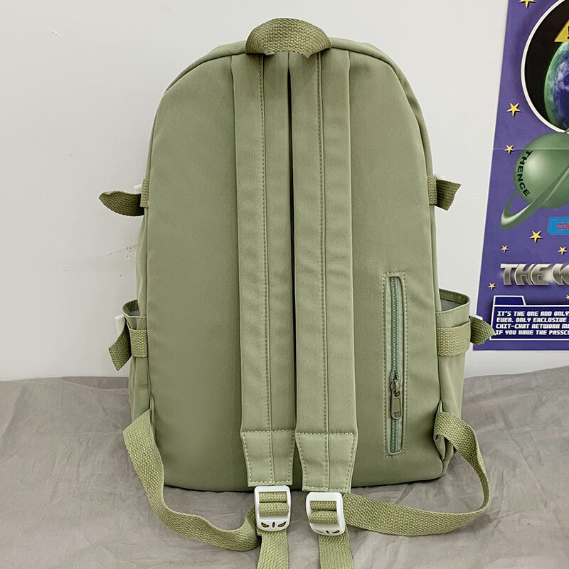 Myvision 2022 Eenvoudige Meisjes Nylon Rugzak Studenten Schooltas Japanse Rugzak Vrouwelijke Laptop Schoudertas