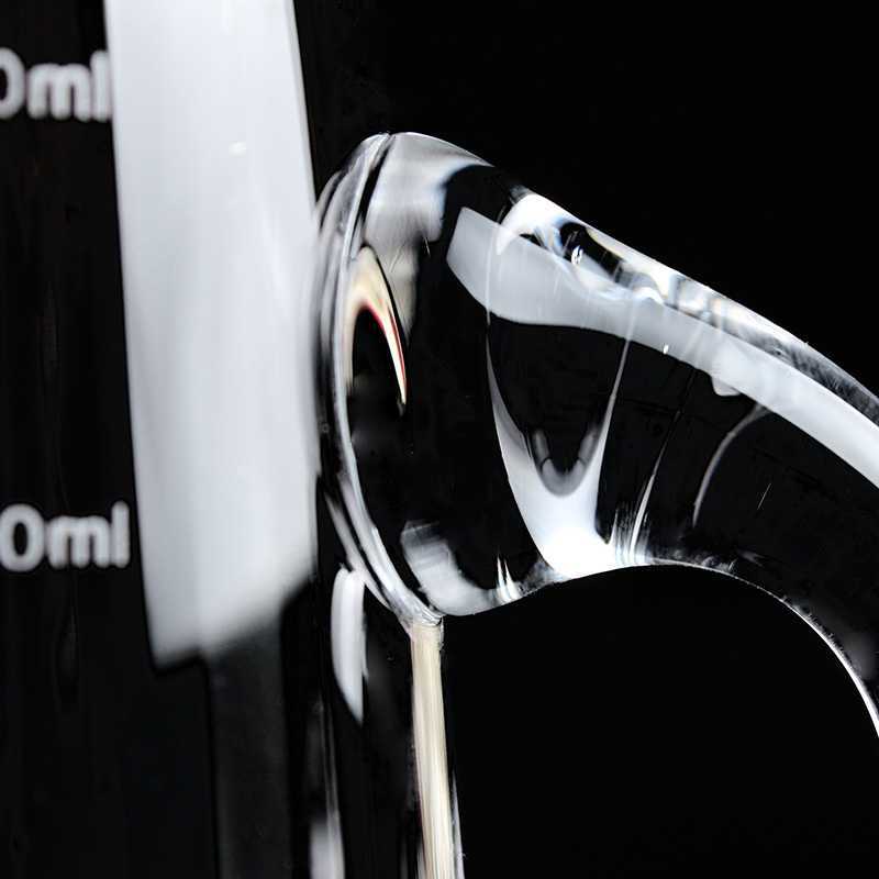 150Ml Kristal Glas Rode Wijn Decanter Heupfles Set Precisie Schaal Wijn Schenker Water Karaf Jug Schenker Beluchter Whiskey bar