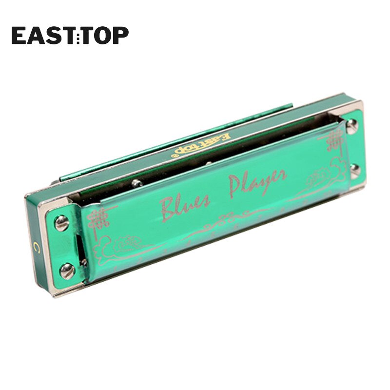 EASTTOP PR020 10 Holes Diatonic Harmonica Blues Harp Diatonic 10 Hole Blues Harmonica Musical Instruments