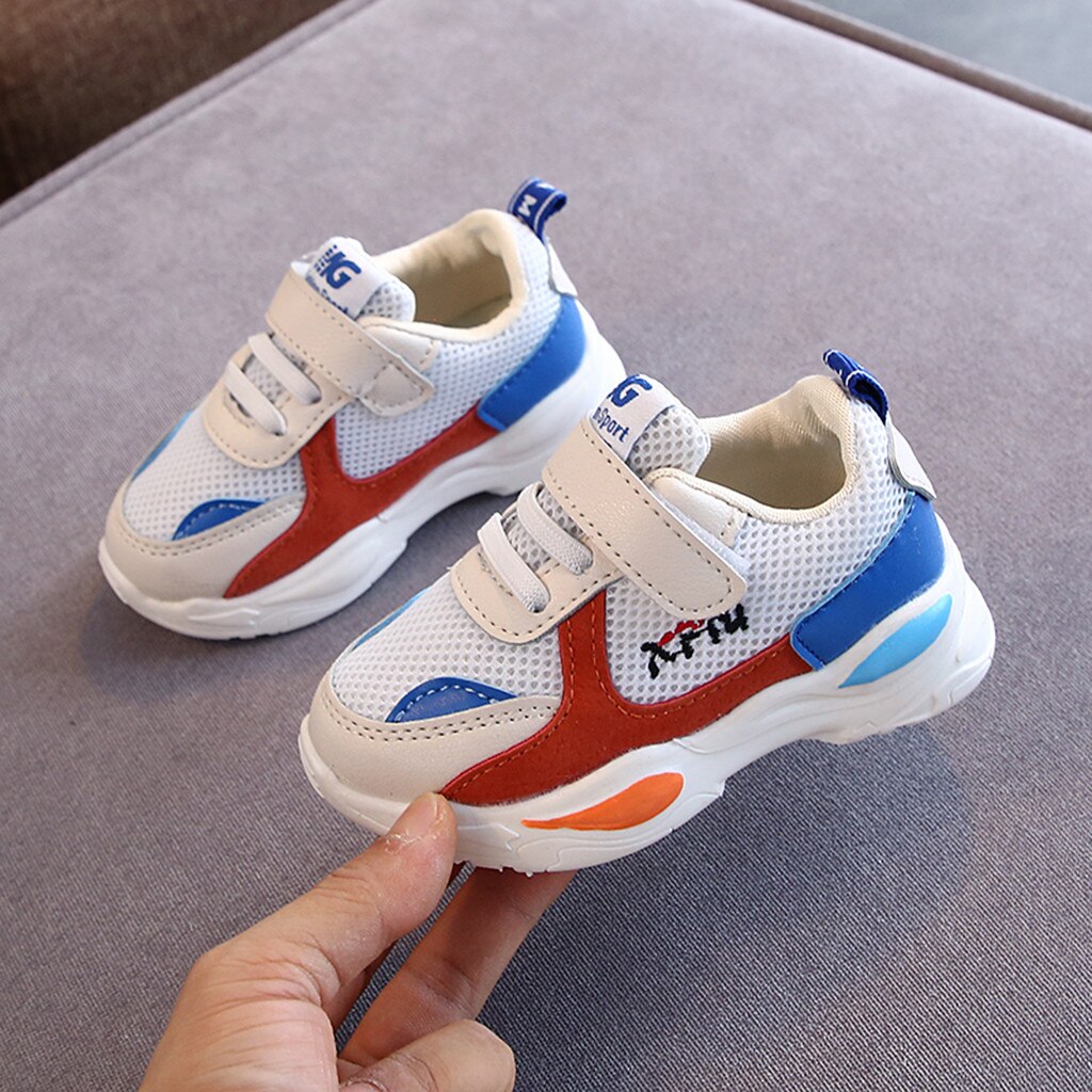 Frühling Herbst freundlicher lässig Schuhe Kleinkind Kleinkind freundlicher Baby Jungen Mädchen Gittergewebe Atmungsaktive Sport Laufschuhe Turnschuhe freundlicher Schuhe