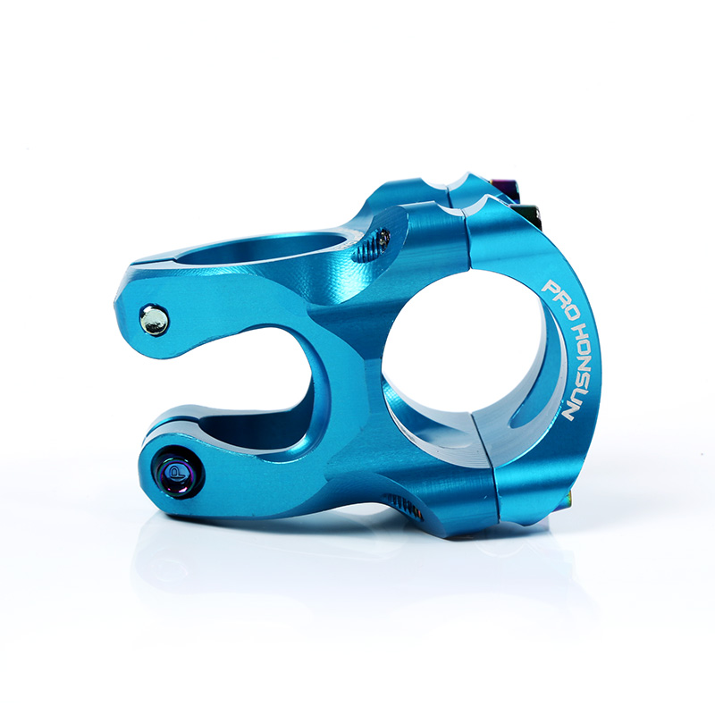 559 TANKE HONSUN MTB 35mm Stem CNC 31.8mm Handlebar Bicycle ultralight 0 Degree Rise FR AM Enduro 28.6mm Steer road Bike parts: BLUE