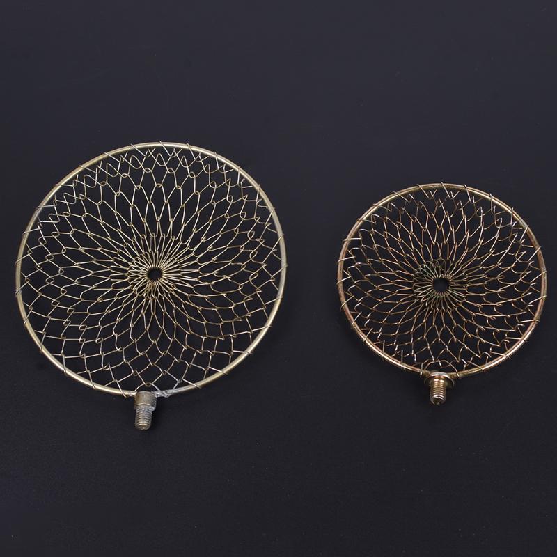 11/14cm Galvanized Iron Wire Net Ice Fishing Hedge Winter Ice Mini Fish Strainer Scoops Fishing Tackles Products