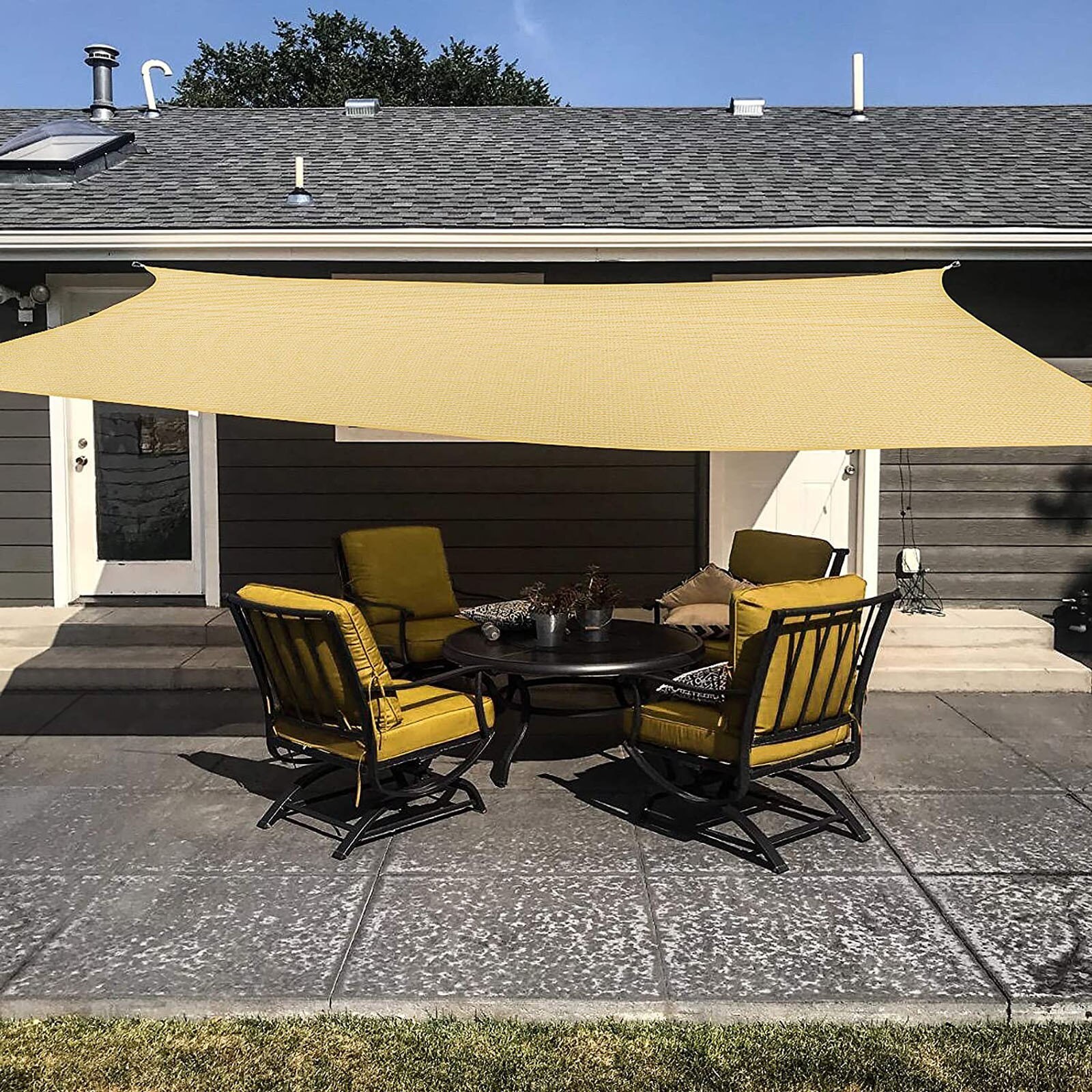 Gartenzubehör sonnenschutz-überdachung uv-schutz markise für terrasse, garten, hinterhof, schwimmbad #40