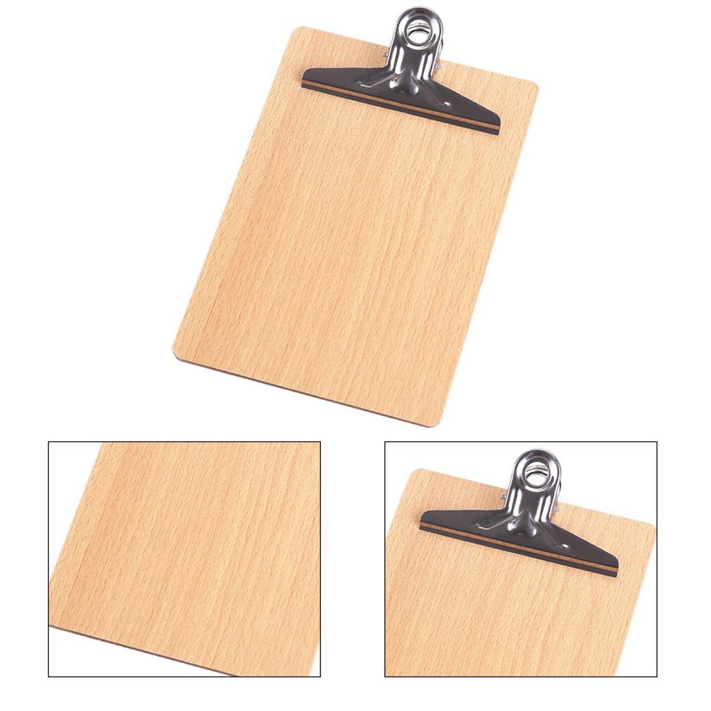 File Folder Board Clip Note Clipboard Paper Menu Organizer Memo Pads Stationery Simple Note Pad Clip School Supplies