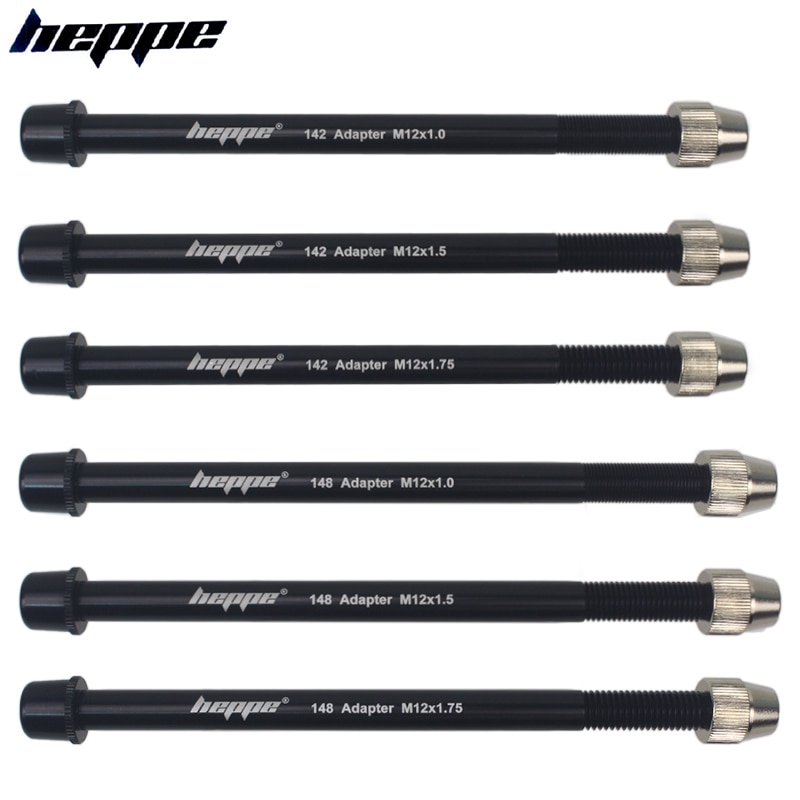 Heppe bike trainer thru axle mtb bike trainer akseli vartaat trainer adapteri 12 x 142 12 x 148 trainer pikakiinnitys  m12 xp 1.0/1.5/1.75