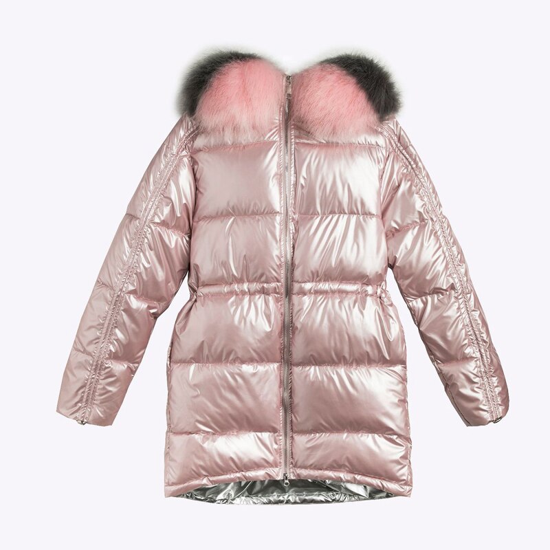 Naisten paksu takki pitkä kiinteä takki naisten talvi oversize hupullinen turkiskaulus ohut lämpimät päällysvaatteet rento parka mujer