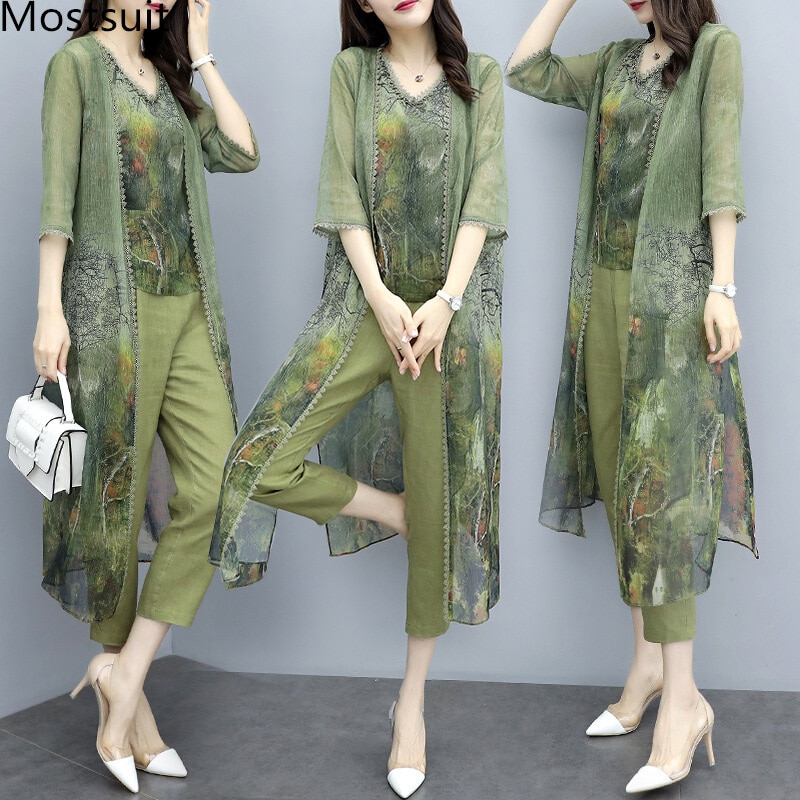 Houndstooth Two Piece Sets Outfits Women Plus Size Long Sleeve Tops And Shorts Suits Autumn Winter Ladies Sets