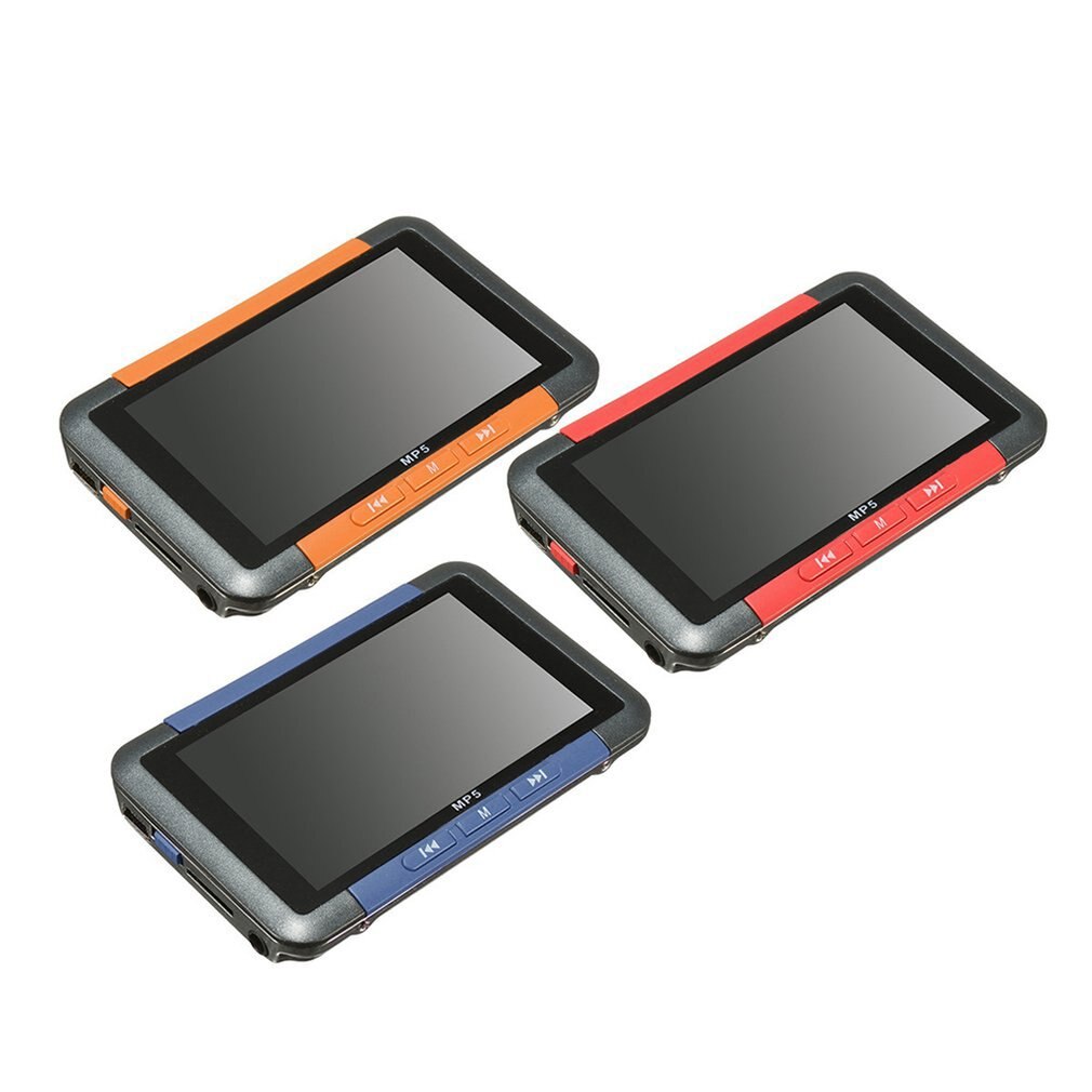 3 inch screen video music MP5 player 16GB Slim LCD screen Media Player FM radio Recorder E-book reader
