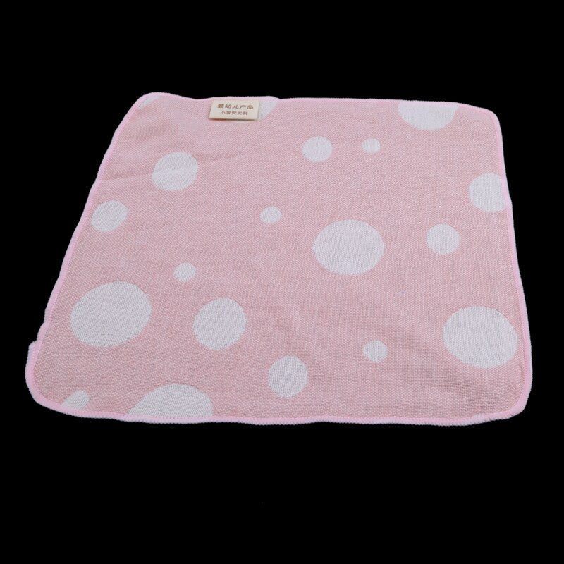 2 st spädbarnshandduk 25*25cm muslin handduk näsdukar två lager torka handduk