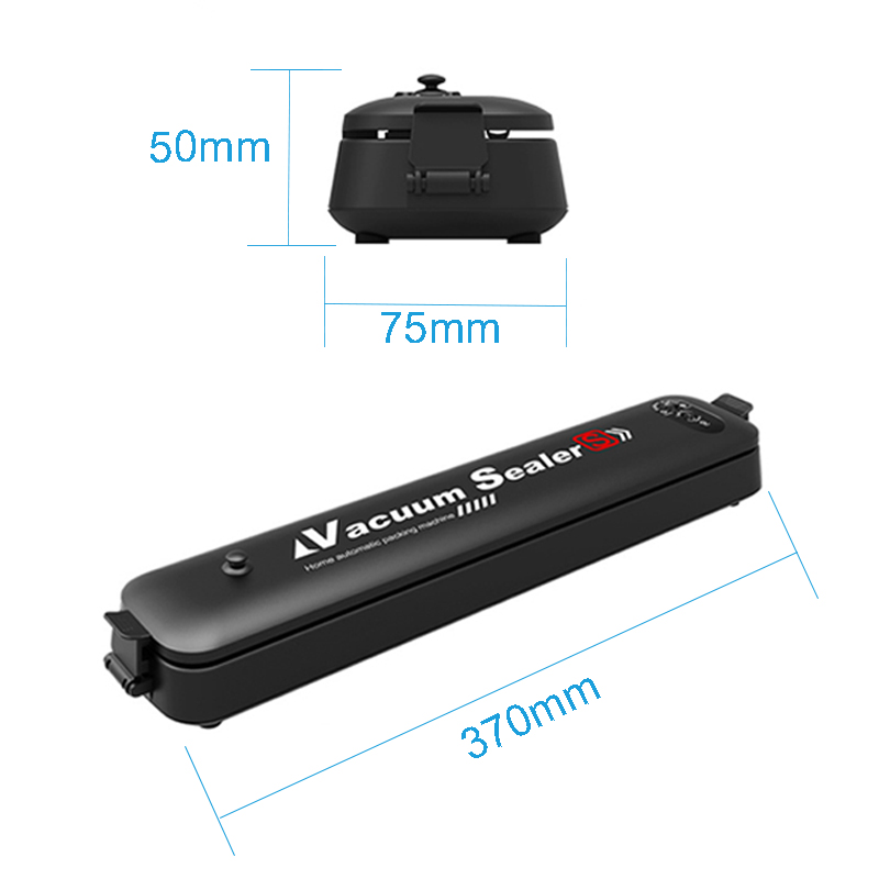 Food Vacuum Sealer Draagbare Voedsel Fruit Vacuüm Sealer Verpakkingsmachine Verpakker Inclusief 15 Pcs Tassen Voor Huishoudelijke EU/US /UK Plug